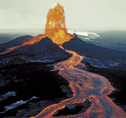 Eruption of Kilauea - Hawaii